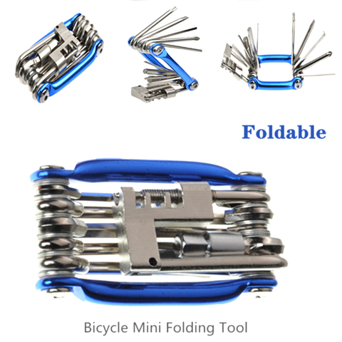 Bike Bicycle Tools Repairing Set Bike Repair Tool Kit Wrench Screwdriver Chain Carbon steel bicycle Multifunction Tool ► Photo 1/6