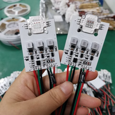 DC12-24V WS2811 9W high power led pixel module RGB addressable full color pixel light for landscape Light ► Photo 1/6