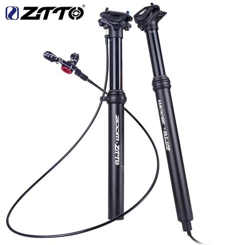 ZTTO Wire Control Bicycle Dropper Seat Post MTB DH Adjustable Seat Tube Cycling Internal Routing Adjust Mountain Bike SeatPost ► Photo 1/6