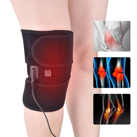 Infrared Heated Knee Brace Wrap Support  Injury Cramps Arthritis Recovery Hot Therapy Pain Relief Knee Pads for drop shipping ► Photo 1/6