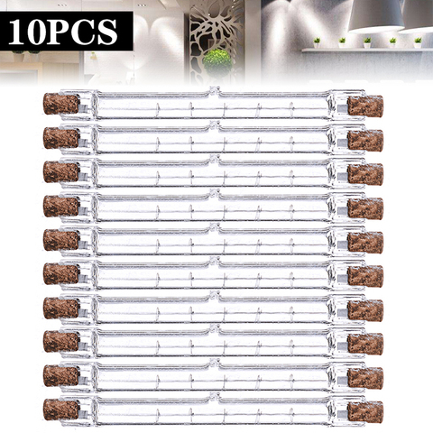 10Pcs/Set  Halogen Bulbs 118mm Linear Double End Halogen Light Bulb R7S 220-240V 500W For Home Office Outdoor Lights ► Photo 1/6