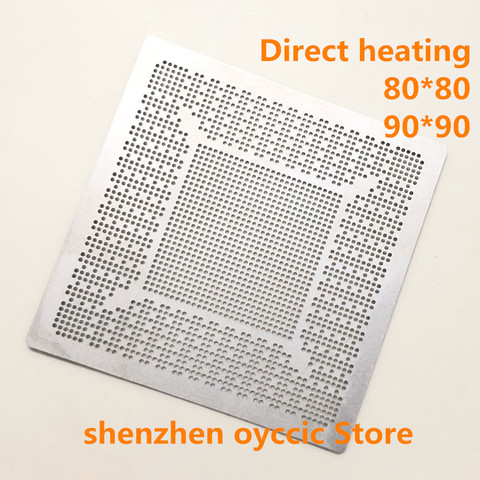 Direct heating 80*80 90*90 N18E-G1-A1 N18E-G2-A1 N18E-G0-A1 TU106-750-A1 TU106-950-KD-A1 N18E TU106 0.4MM BGA  Stencil Template ► Photo 1/5