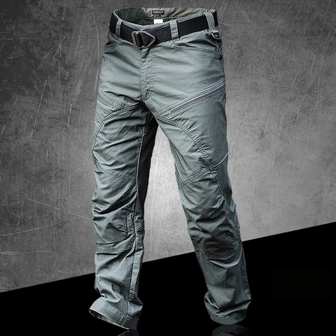 New Tactical Pants Black Mens Cargo Pants Trekking Male Jogger Casual Trousers Man Hiking Military Sweatpants Streetwear ► Photo 1/1
