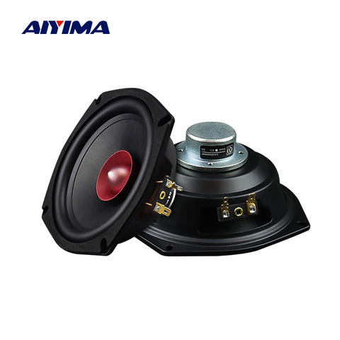 AIYIMA 2Pcs 5.25 Inch Hifi Full Range Speaker Units 4 8 Ohm 40W NdFeB Magnet Loudspaeker Home Theater Music Sound Speaker ► Photo 1/6