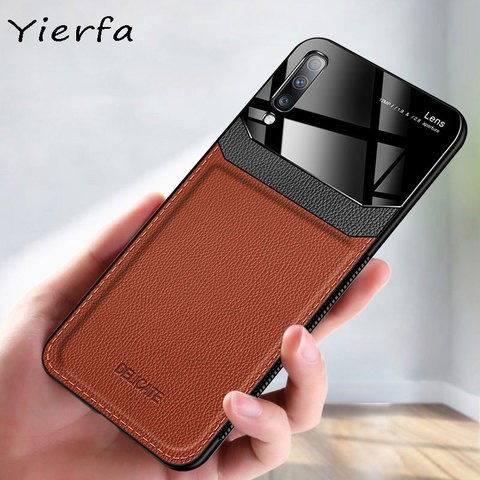 For Samsung Galaxy A70 Case PU Leather Silicone Bumper For Samsung  A10 A20 A30 A31 A81 A91 A21S A50S A51A71 A7 4G 5G Back Cover ► Photo 1/6