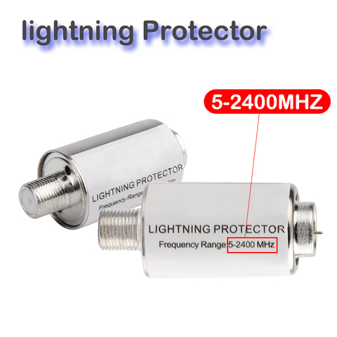 5-2400MHz Lightning Protector DVB S2 Satellite TV receiver satellite TV lightning protection Antennas coaxial Lighting Arrester ► Photo 1/6