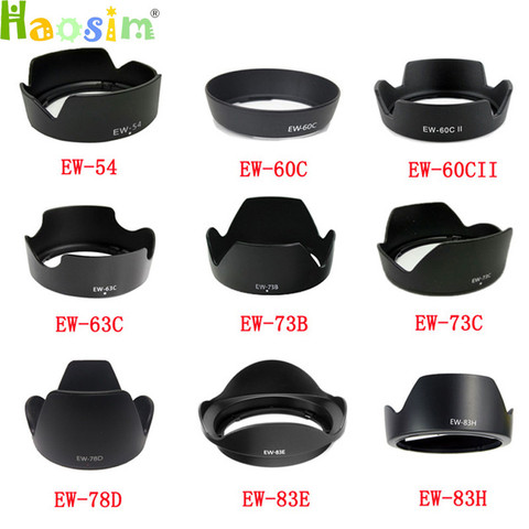 EW-54 EW-60C EW-60CII EW-63C EW-73B EW-73C EW-78D EW-83E EW-83H camera Lens Hood for canon lens camera ► Photo 1/6