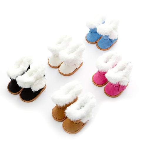 Soft warm shoes Wear Fit 17 inch 43cm Doll Born Baby Doll Accessories For Baby Birthday Festival Gift ► Photo 1/6