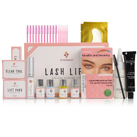 ICONSIGN Upgrade Version Lash Lift Kit Eyelash&Eyebrow Dye Tint Lifting Eyelash Tint Eyebow&Lashes ► Photo 1/1