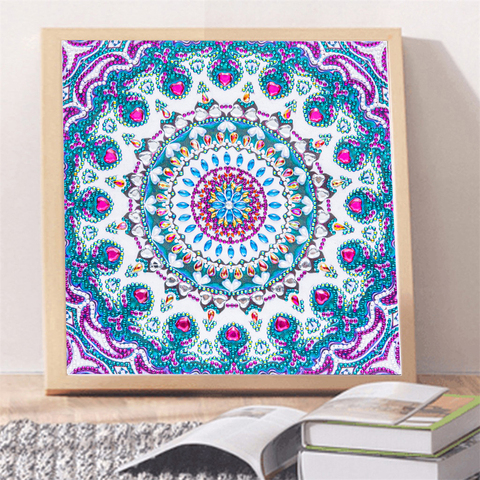 5D DIY Special Shaped Diamond Painting Mandala Flower Cross Stitch Embroidery Kits Mosaic Diamond Painting Home Wall Decoration ► Photo 1/6