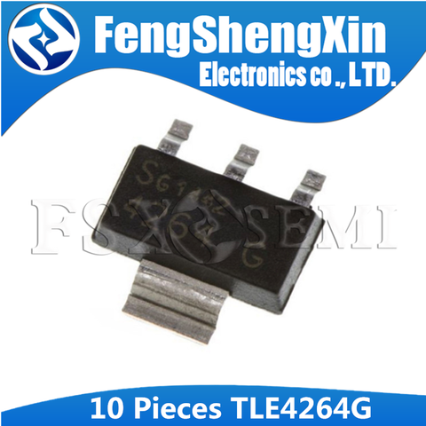 10pcs TLE4264G SOT223 TLE4264 SOT-223 4264G SOT  5-V Low-Drop Fixed-Voltage Regulator ► Photo 1/1