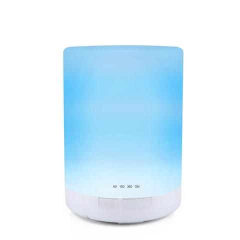 YX-167 household 300ml color LED wood grain air humidifier Office desktop mini vase aromatherapy machine essential oil atomizer ► Photo 1/6