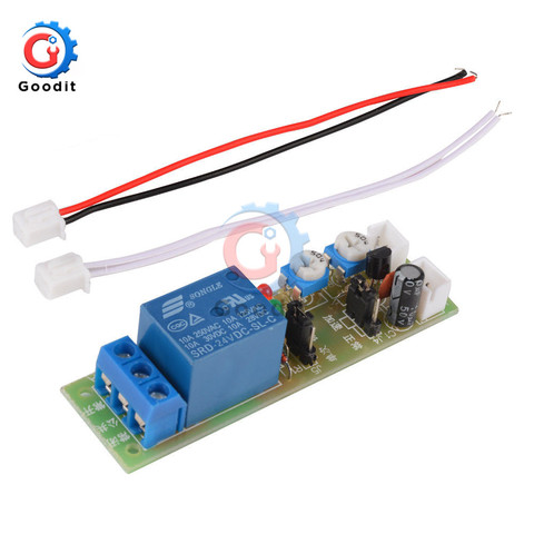 JK11 Adjustable Cycle Timer Delay On/Off Switch Power Supply Relay Shield DC 5V 12V 24V Timer Delay Relay Module (0 -15 Minutes) ► Photo 1/6