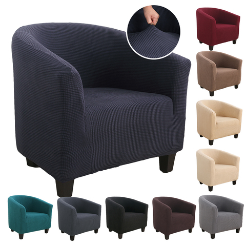 Elastic Coffee Tub Armchair Sofa Cover Protector Washable Furniture Slipcover High Quality Hotel Home Spandax Single Seat Cover ► Photo 1/1