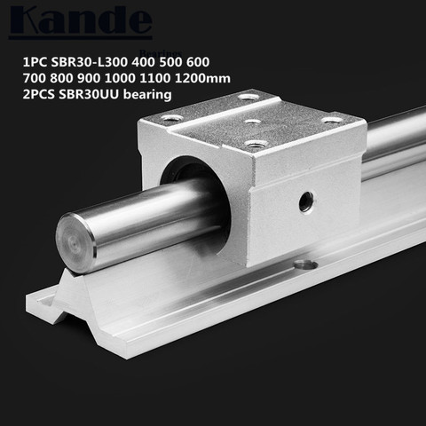 linear rail 30mm SBR30 - 300 400 500 600 700 800 900 1000 1100 1200mm  1 pc  linear guide SBR30 + 2 pcs SBR30UU blocks for CNC ► Photo 1/6