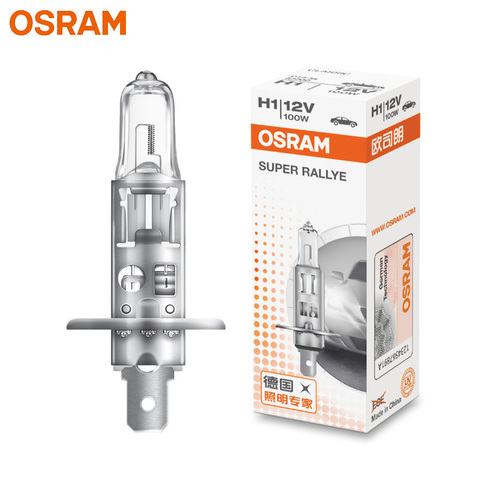 OSRAM H1 12V 100W P14.5s 62200 Super Rallye Off Road Light Car Halogen Headlight Auto Bulb 3200K Original Lamp OEM Quality (1pc) ► Photo 1/4