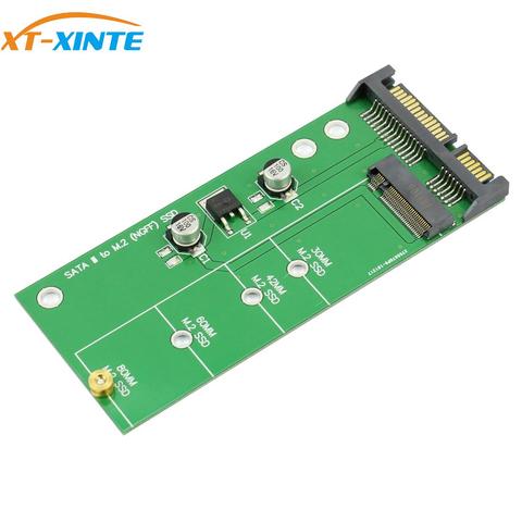 XT-XINTE M.2 SATA Adapter Raiser M2 to SATA Adapter M.2 to SATA Adapter M.2 Converter 2.5