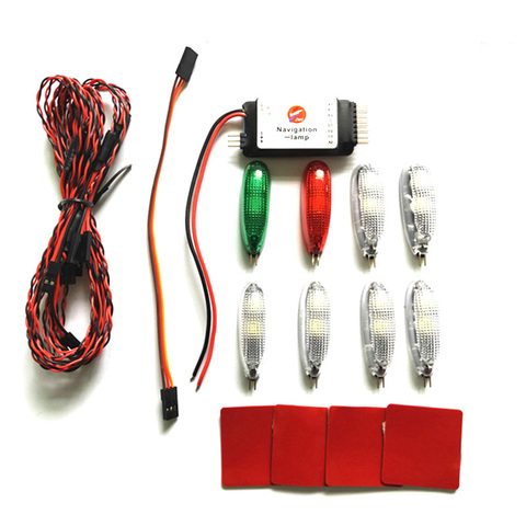 Simulation Navigation Light 2-3S Voltage 3V LED Six modes for RC fixed-wing Aircraft Ducted Like real machine ► Photo 1/6