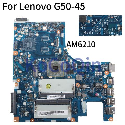 KoCoQin Laptop motherboard For LENOVO G50-45 Mainboard ACLU5 NM-A281 AM6210 ► Photo 1/5