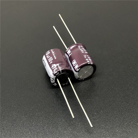 10pcs/100pcs 470uF 10V NICHICON PM Series 10x12.5mm 10V470uF Low Impedance Aluminum Electrolytic capacitor ► Photo 1/2