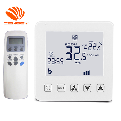 Wifi Smart Thermostat Air Conditioning Thermostat Three Speed Remote Control Switch Fan Coil Unit Room Temperature Controller ► Photo 1/6