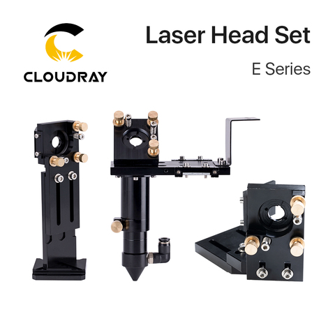 Cloudray New CO2 E Series Laser Head Set with Lens D20mm FL50.8 & 63.5 & 101.6 Mirror 25mm for Laser Engraving Cutting Machine ► Photo 1/6