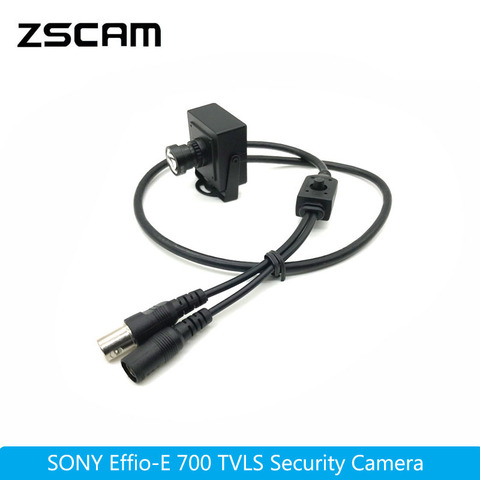 New Arrival CCTV Mini overtaking Car Camera High Resolution Sony CCD Effio-E 700TVL 25mm Lens Security Box Color Wired CCTV Cam ► Photo 1/6
