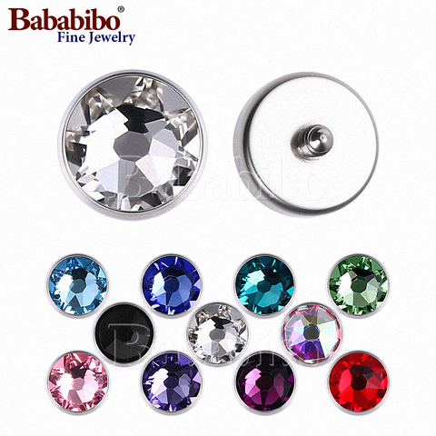 Microdermals Internally Threaded 1.2mm Titanium 3/4/5/7mm Crystal Jewel Top - Choose Jewel Color - Price Per 1 ► Photo 1/4