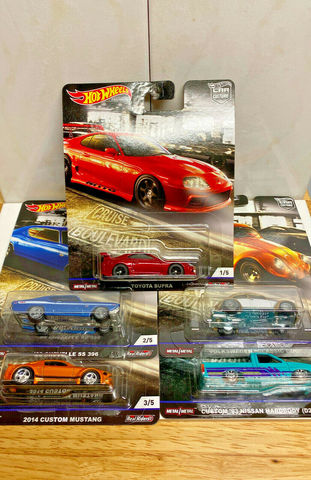 Hot Wheels  car culture boulevard Toyota speedbar nissan pickup mustang Metal Diecast Model Cars Kids Toys Gift ► Photo 1/6