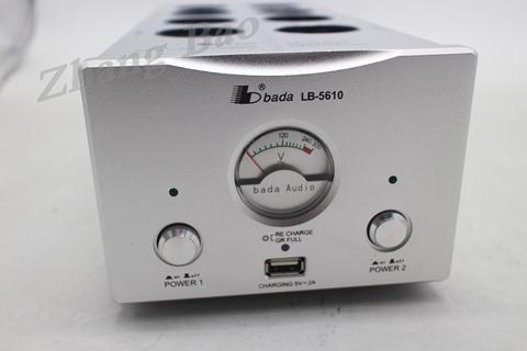 Bada 5610 European standard Power Filter Audio filter Schuko Socket 2 channel Power Supply Filter with USB 5V 2A output ► Photo 1/5