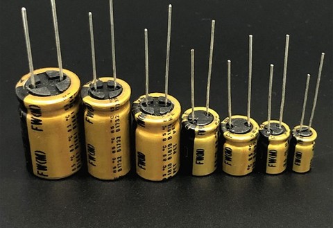 30pcs/Lot Original nichicon FW series fever audio aluminum electrolytic capacitor free shipping ► Photo 1/4