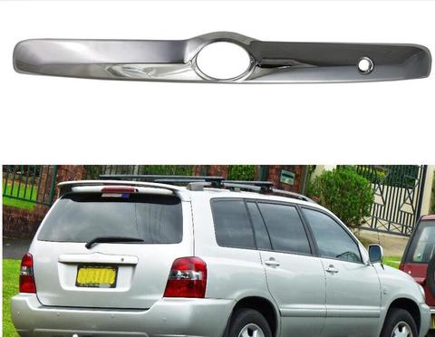 For Toyota Highlander Kluger 2003 2004 2005 2006 2007 High-quality ABS Chrome plated Rear Trunk Lid Cover Trim Car-styling ► Photo 1/6