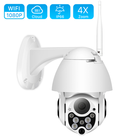 1080P PTZ WIFI Camera 2MP Auto Tracking Waterproof CCTV Home Security IP Camera 4.0X Digital Zoom Speed Dome Wireless PTZ Camera ► Photo 1/6