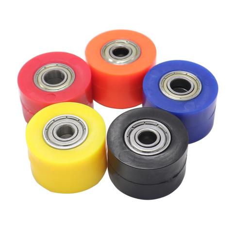 Motorcycle Drive Chain 8mm 10mm Roller Slider Tensioner Wheel Guide For Pit Dirt Street Motorcycle Bike CRF YZF EXC RMZ KLX ► Photo 1/2