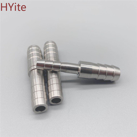 6mm 8mm 10mm 12mm 14mm 16mm 20mm 2 Two Way Straight Hose Barb 304 Stainless Steeel Barbed Pipe Fitting Reducer Connector ► Photo 1/5