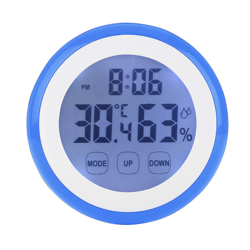 Wall Digital Temperature Humidity High Quality ABS+Back Magnet 90*90*26mm Time Clocks Function ► Photo 1/6