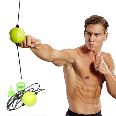 Boxing Quick Puncher Reflex Ball Boxing Speed Ball for Muay Thai MMA Fitness Training for Sports Professional Fitness Equipment ► Photo 1/6