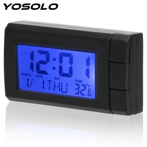 YOSOLO Auto Watch Thermometer Temperature Display Electronic Clock