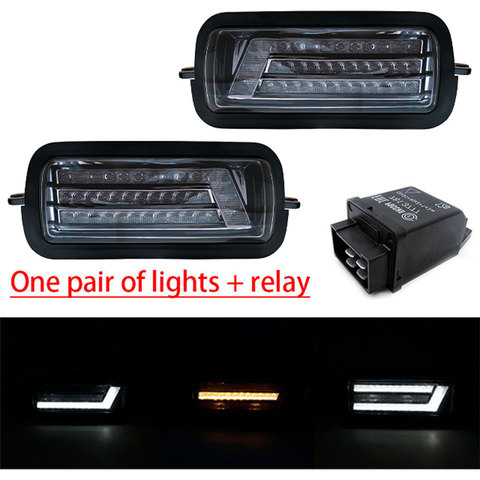 For LADA NIVA 4X4 2121 URBAN Headlight Daytime DRL RUNNING LIGHT AND TAIL LED LIGHT KIT Smoked ► Photo 1/6