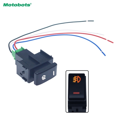 MOTOBOTS Car Fog Light Switch Working Light Switch For NISSAN Qashqai Juke Tiida Almera 5pin On-off Switch Wire Cable #6137 ► Photo 1/6