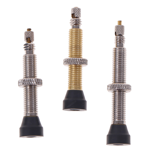 1PC Bicycle Presta Valve For Road MTB Bicycle Tubeless Valve Tires Brass Core Alloy Stem Tubeless Sealant Compatible ► Photo 1/6