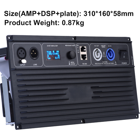 2 Channel 700W@ 8ohm Professional Power Amplifier module plate DSP Line Array powered subwoofer module Prokustk AM260HV ► Photo 1/6