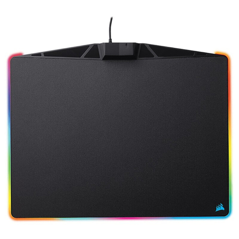 Corsair MM800 Polaris RGB Mouse Pad 15 RGB LED Zones  USB Pass Through Mouse Pad Optimized for Gaming Sensors ► Photo 1/5