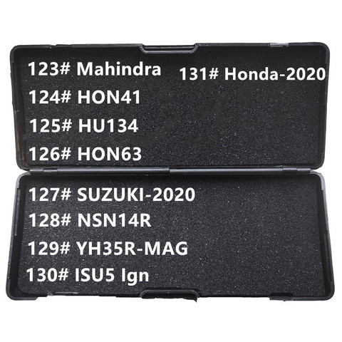 123-131# 2022 new 2in1 Lishi Tool HU134 HON63 HON41 YH35R-MAG NSN14R ISU5 Ign for Mahindra suzuki 2022 SUZUKI-2022 Honda-2022 ► Photo 1/6