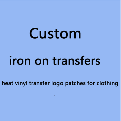 Brand LOGO Patches For Clothes Iron On Transfers On Clothing Custom Heat Transfer Vinyl Sticker Thermal Transfers Shirt Applique ► Photo 1/6