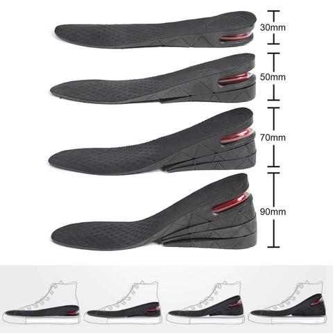 3-9cm Height Increase Insole Cushion Heightening Cushion Lift Adjustable Cut Shoe Heel Insert Taller Women Men Foot Pad ► Photo 1/6