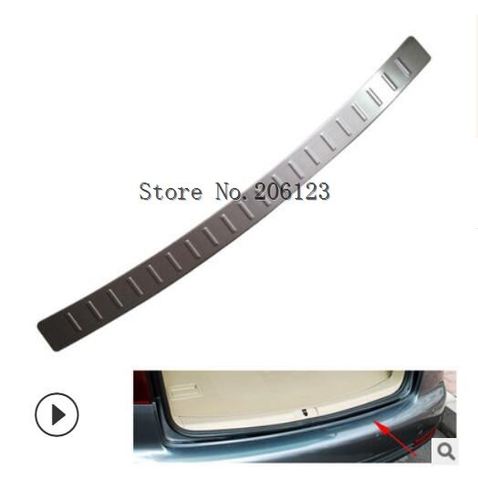 For Volkswagen Touran 2008-2015 Stainless Steel Rear Bumper Protector Sill Trunk Guard Cover Trim Car styling ► Photo 1/2