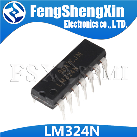 10pcs/lot New LM324N LM324 DIP-14 LOW POWER QUAD OPERATIONAL AMPLIFIERS ► Photo 1/3