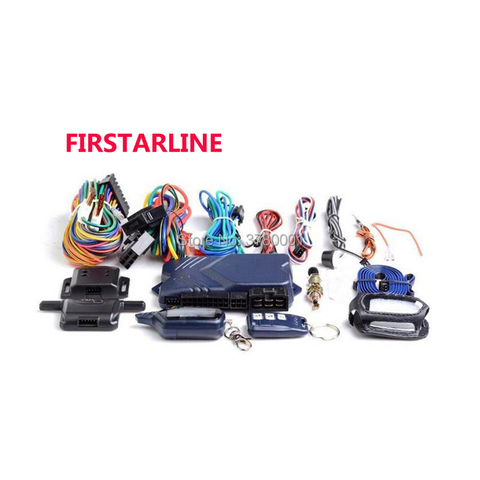 FIRSTARLINE B 9 Only For Russian Version Twage StarLine B9 2 Way Car Alarm System+ Engine Start LCD Remote Control Key keychain ► Photo 1/4