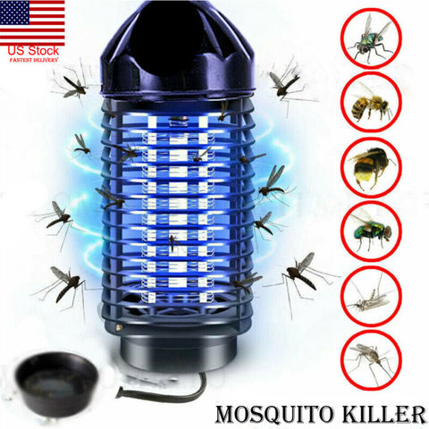 Electric Electronic Insect Fly Mosquito Bug Killer Trap Zapper UV LED Light Lamp ► Photo 1/6